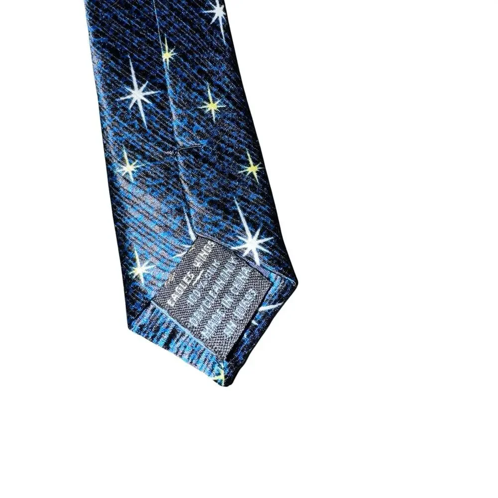 Eagle Wings Nativity Scene Star Religious Mary Jesus Christmas Necktie Silk
